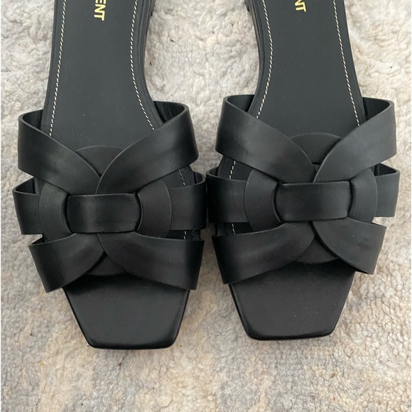 Saint Laurent Tribute Sandals - Picture 2 of 3